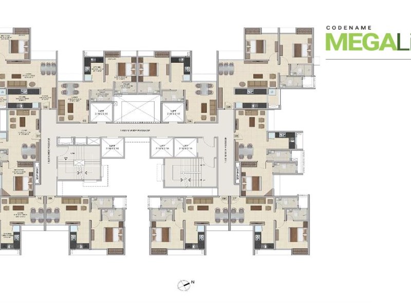 Wise City  Typical FLoor Plan-1