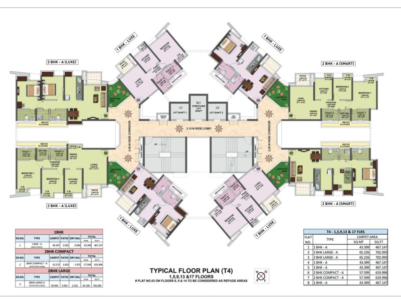City Reserva Typical Floor Plan T4 - 1
