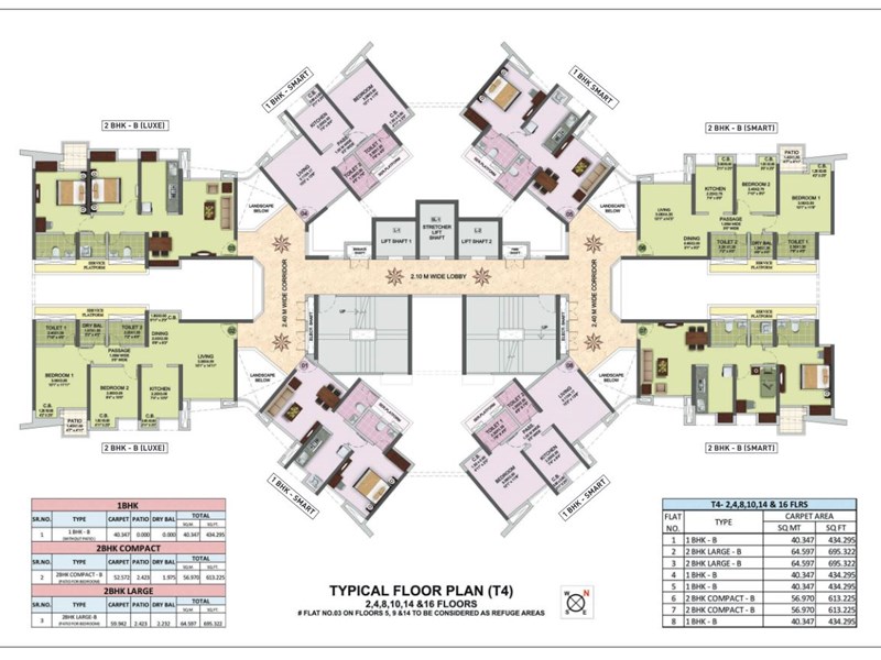 City Reserva Typical Floor Plan T4 - 2