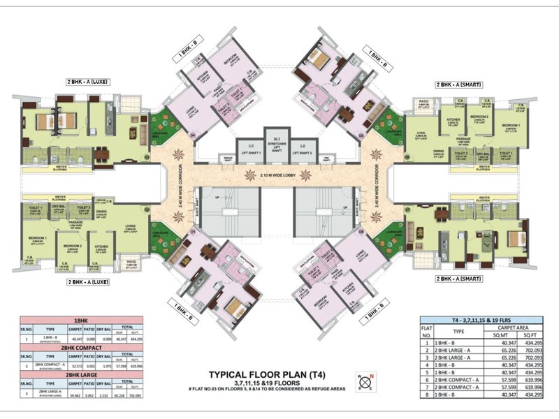 City Reserva Typical Floor Plan T4 - 3