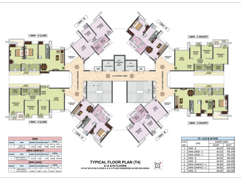 City Reserva Typical Floor Plan T4 - 4