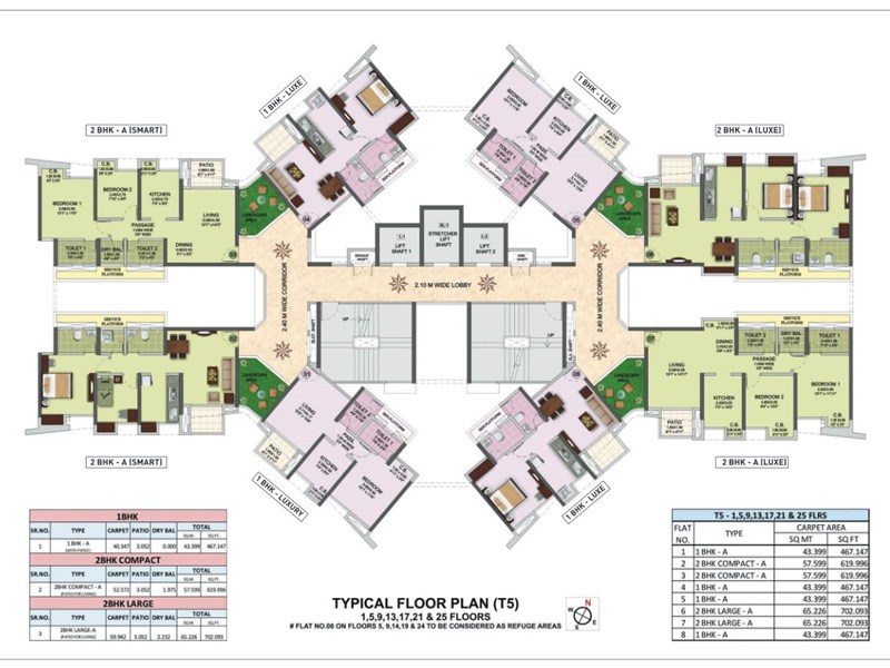 City Reserva Typical Floor Plan T5 - 1