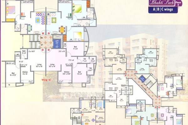 Flat for sale in Bhakti Park, Thane West