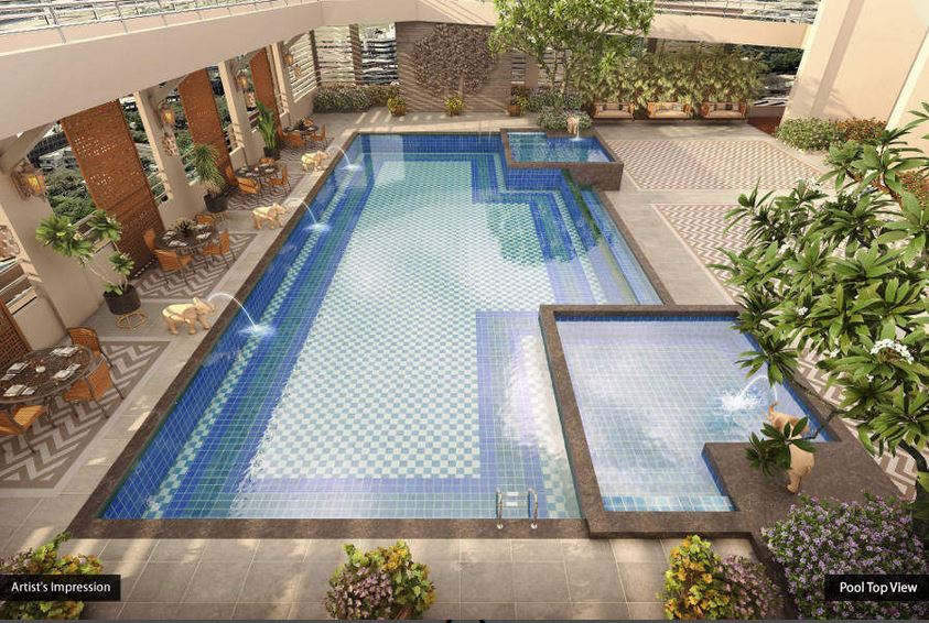Avighna IX Swimming Pool Top View