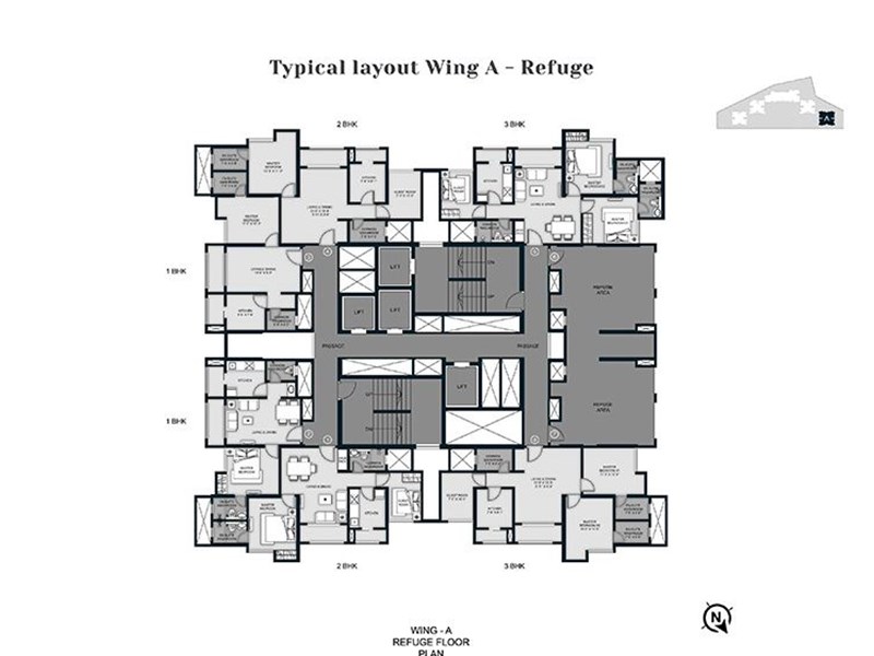 3 Aaradhya High Park Wing A Refuge Floor Plan