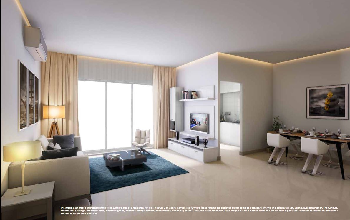 Godrej Prive Living Room