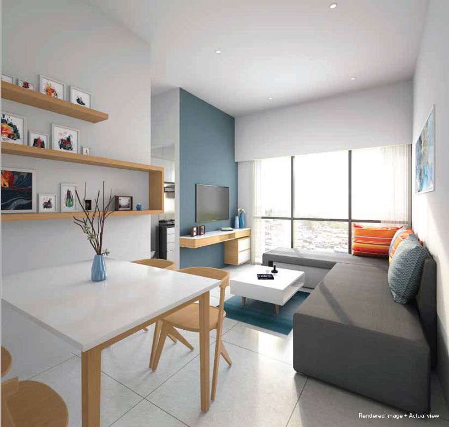 Neoskies 1BHK living