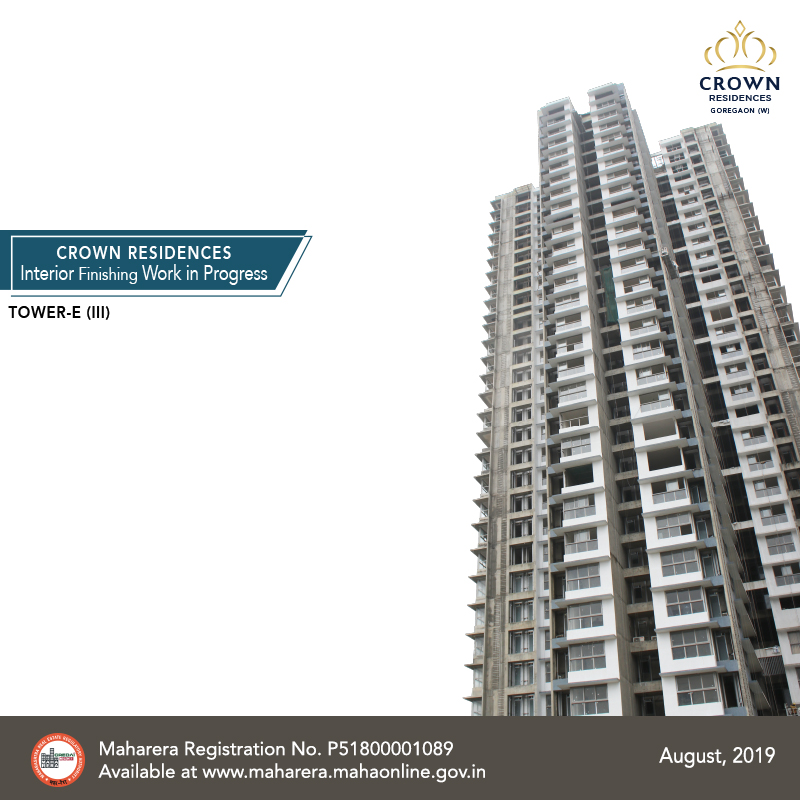 Crown Residences  Construction Update Tower E- Aug 2019