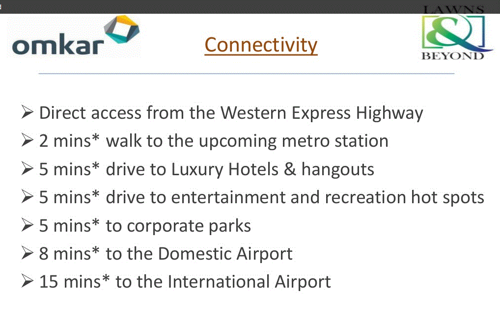 Omkar Sereno Location Connectivity