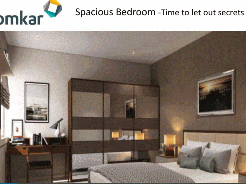 Omkar Sereno Spacious Bedroom