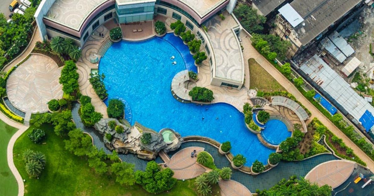 K Raheja Vivarea Swimming Pool View