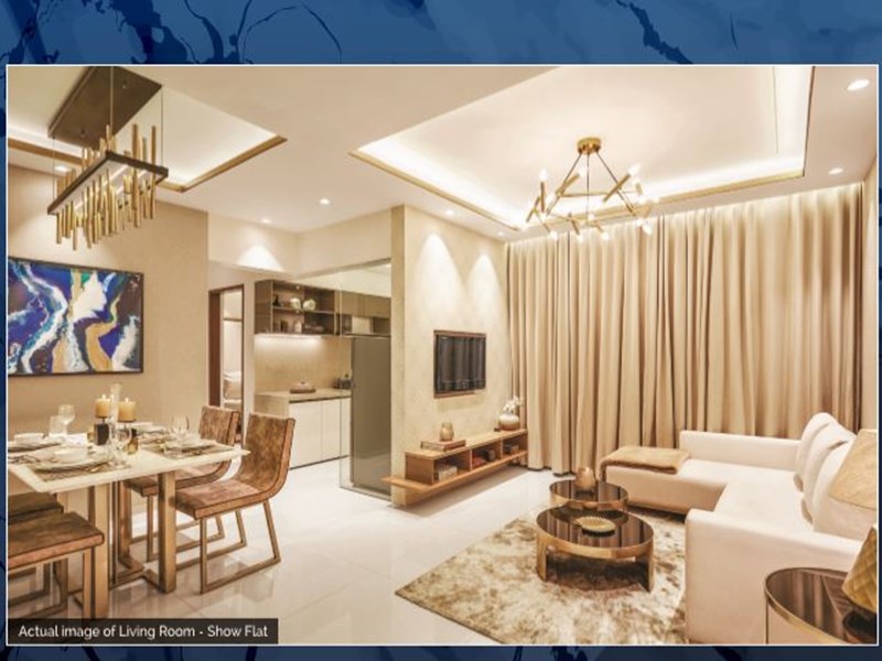 Dosti Jade Show Flat-Living Room