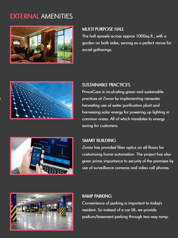 Zinnia External Amenities