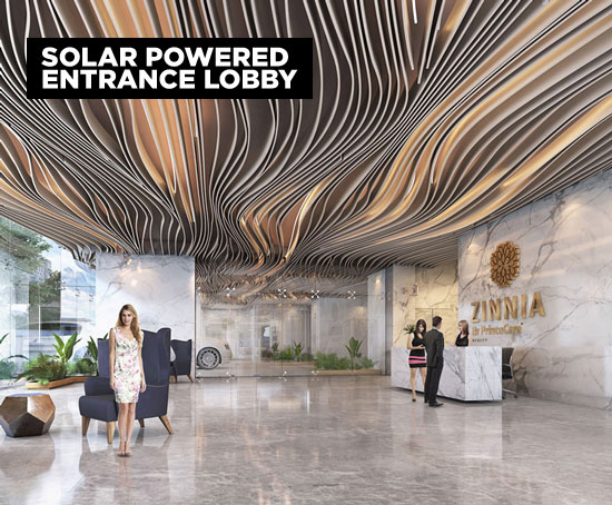 Zinnia Solar Powered Lobby