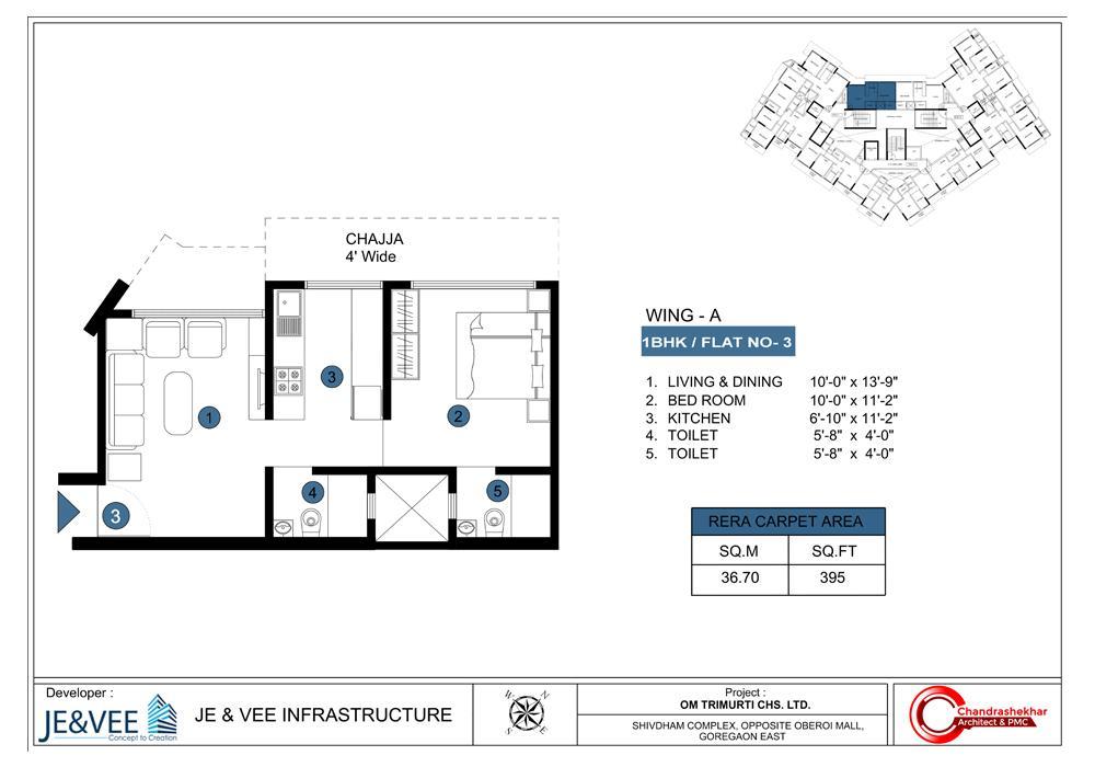 25033 Oth 1BHK - Om Trimurti, Malad East