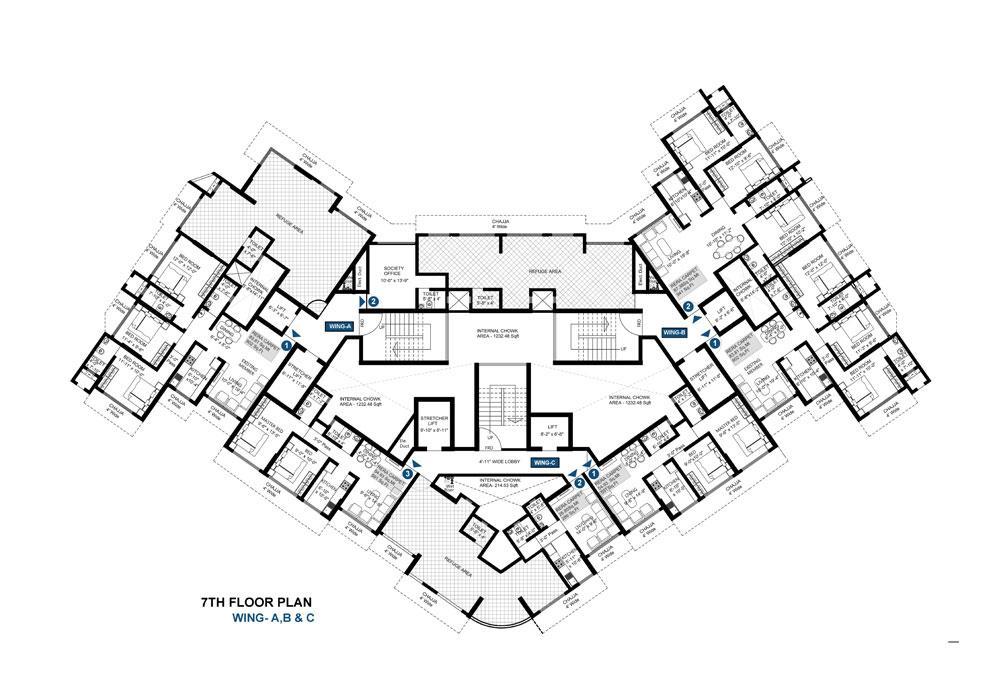 25033 Oth Floor Plan 1 - Om Trimurti, Malad East