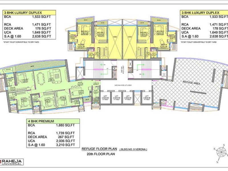 Exotica Verona Refuge Floor Plan 20th