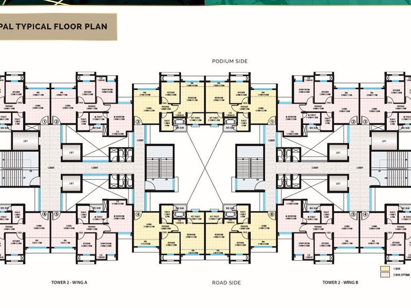 Planet North Opal Typical Floor Plan