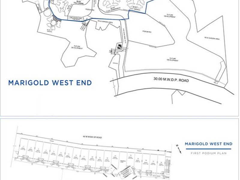 Vijay Orovia Commercial Spaces Marigold West End Plan
