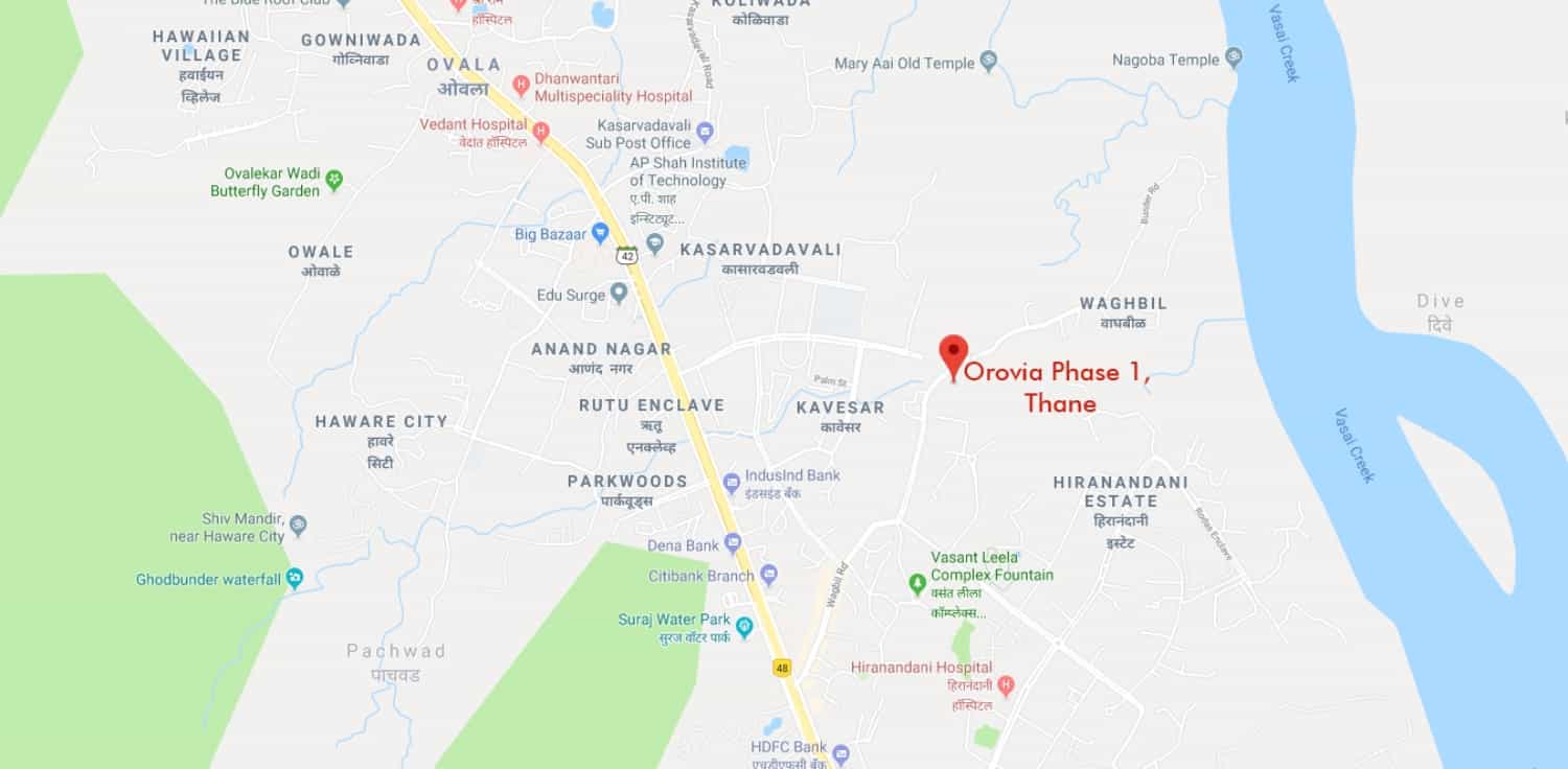 Vijay Orovia Location Map