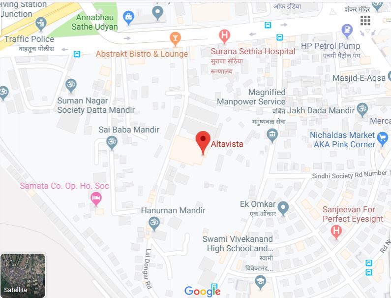 Spenta Alta Vista Location Map