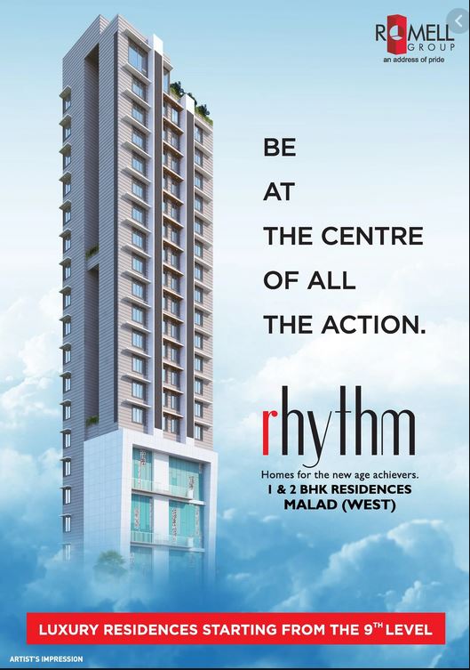 Flat on rent in Romell Rhythm, Malad West
