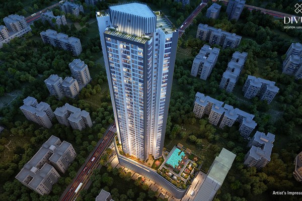 Flat on rent in Dynamix Divum, Goregaon East