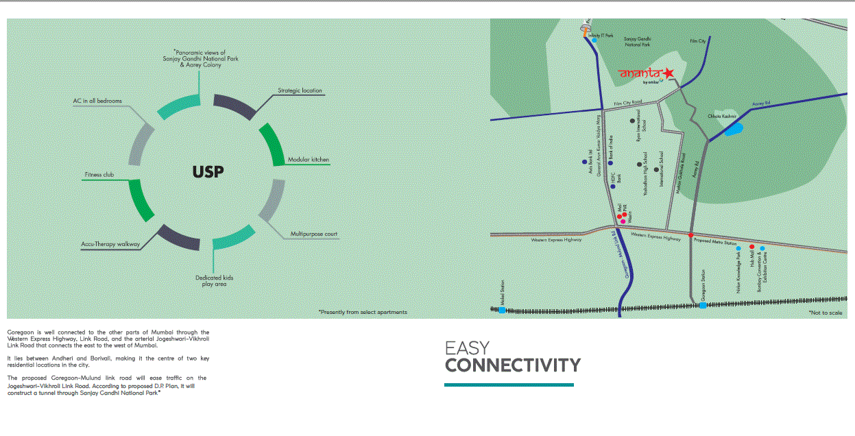 26105 Oth Omkar Ananta Location Connectivity - Omkar Ananta, Goregaon East