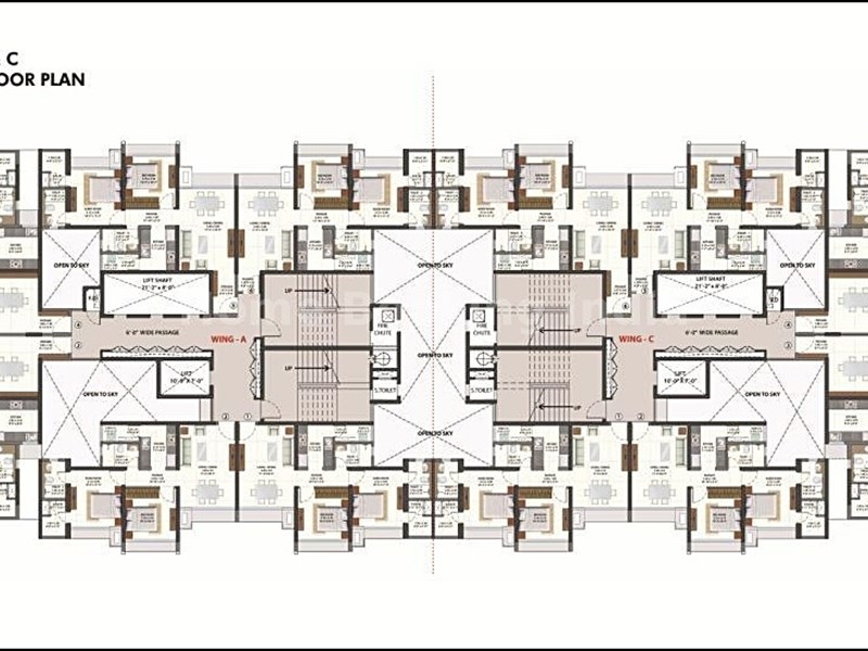 Omkar Ananta Typical Floor Plan