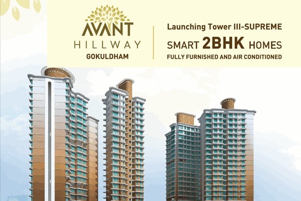 Flat on rent in Avant Hillway, Goregaon East