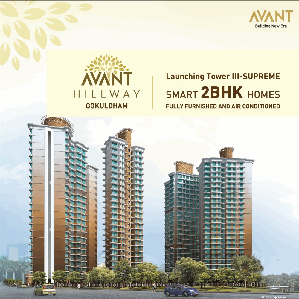 Flat on rent in Avant Hillway, Goregaon East