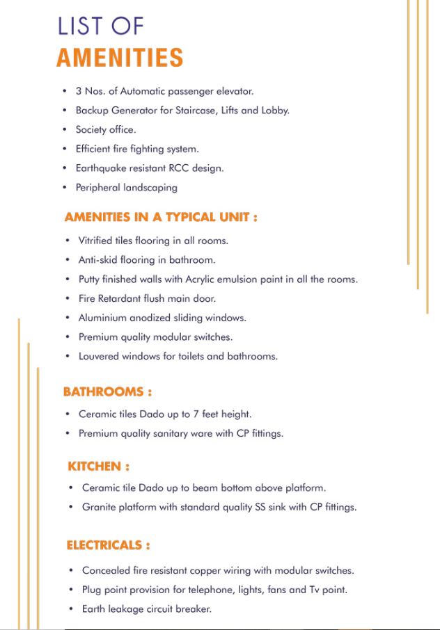 Prabhat Darshan Amenities