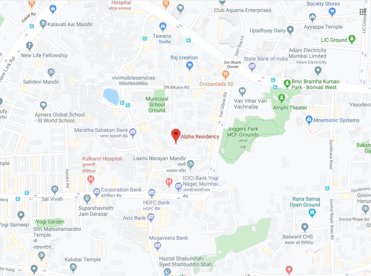 Alpha Residency Location Map