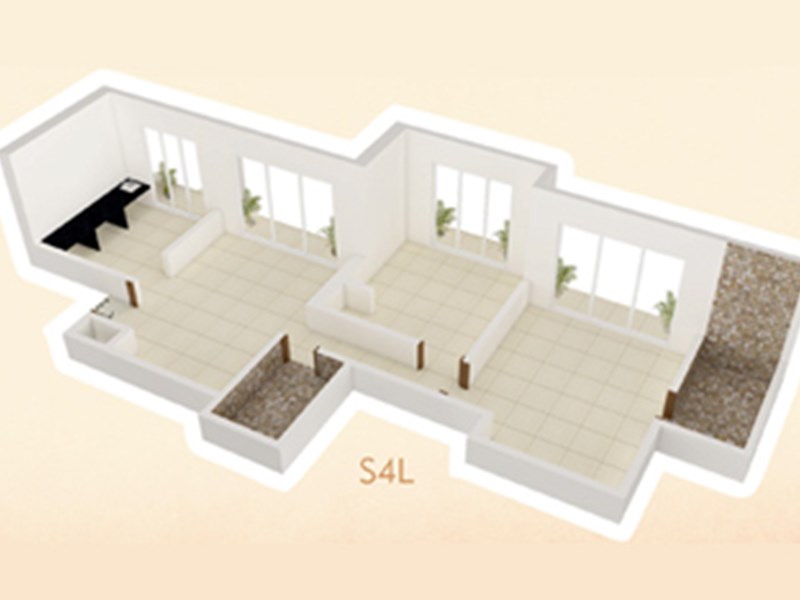 3D Floor Plan - S4L
