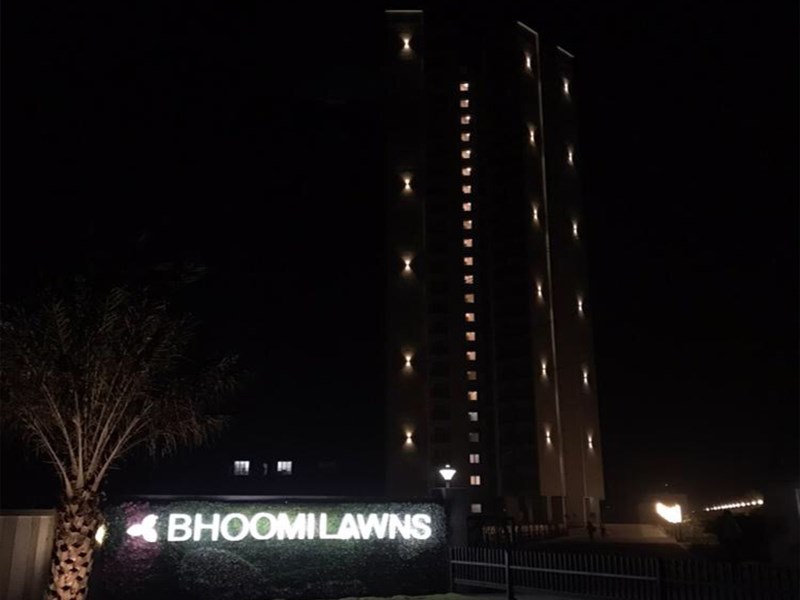Bhoomi Lawns Night Elevation 