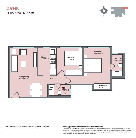 Marathon-Nexzone-Phase-2 2BHK Type 1