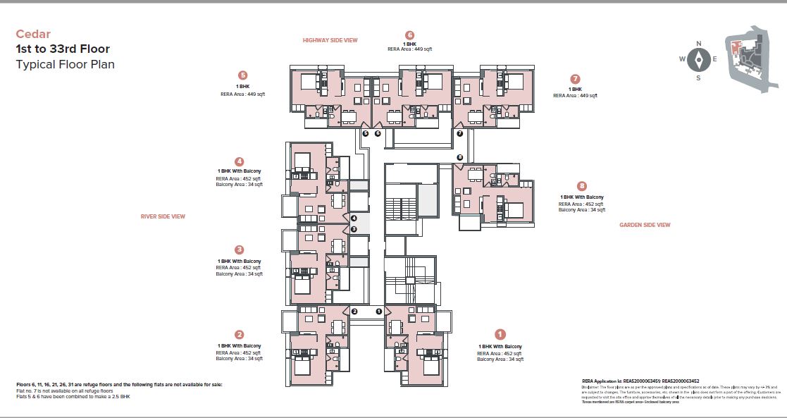Marathon-Nexzone-Phase-2 Cedar Typical Floor Plan