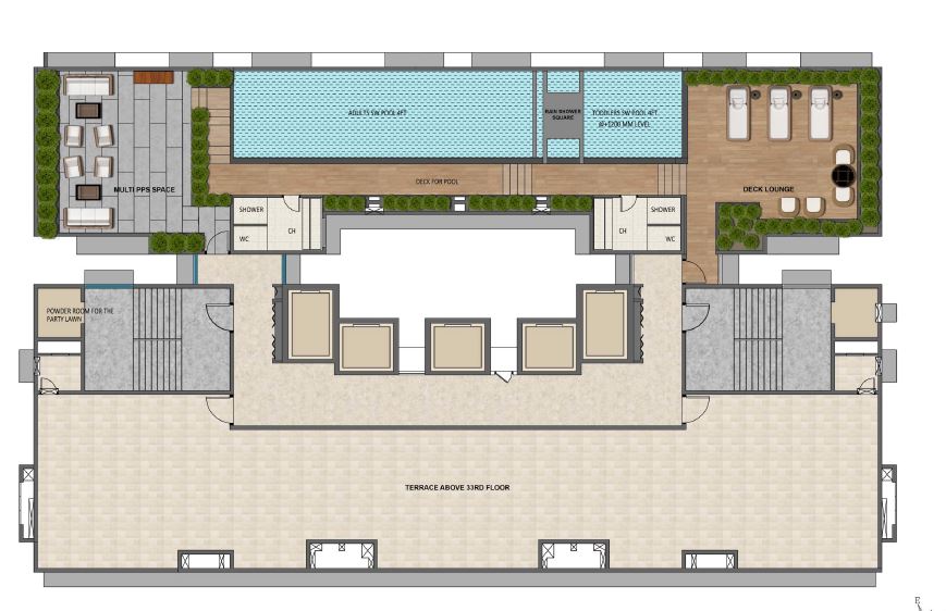 Codename Sara Terrace Amenity Plan