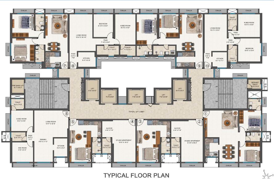 Codename Sara Typical Floor Plan