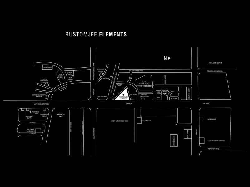 Rustomjee Elements-Ignis Location