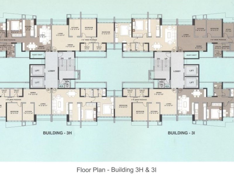 Floor Plan 3H and 3I
