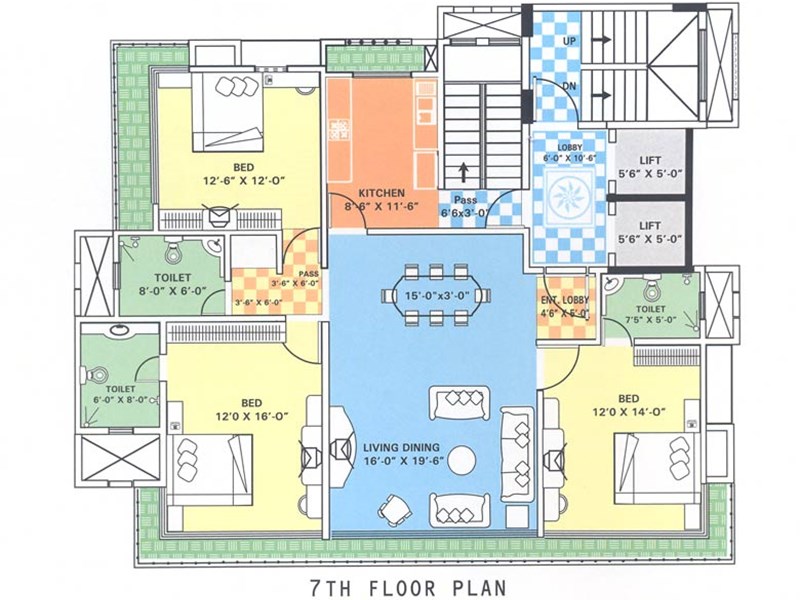 7 floor Plan