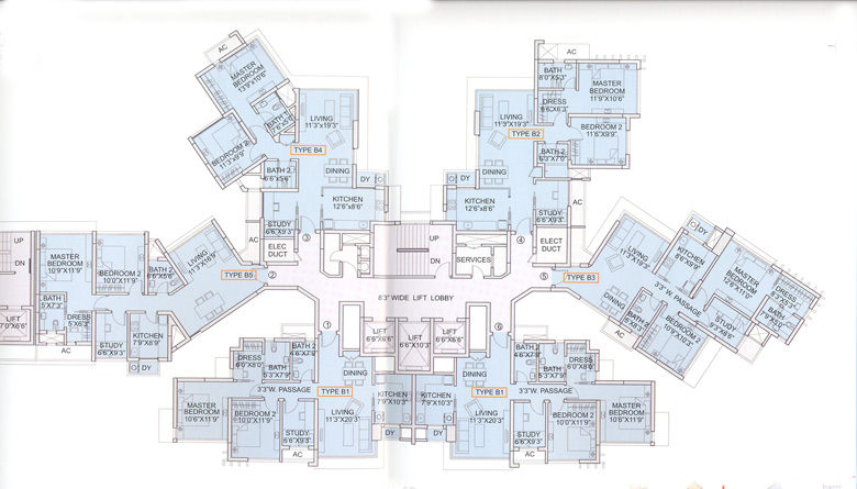 Block 6B Floor plan