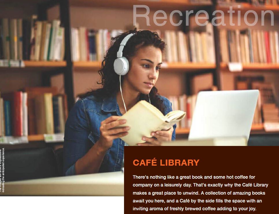 Hot Cake cafe Library