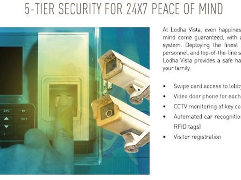 Lodha Vista 5 Tier Security