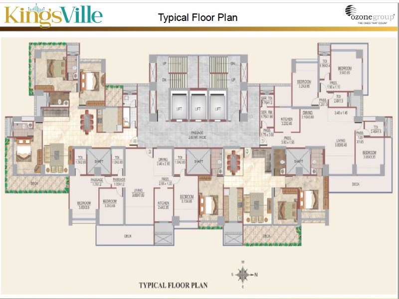 Kingsville Typical Floor Plan 1