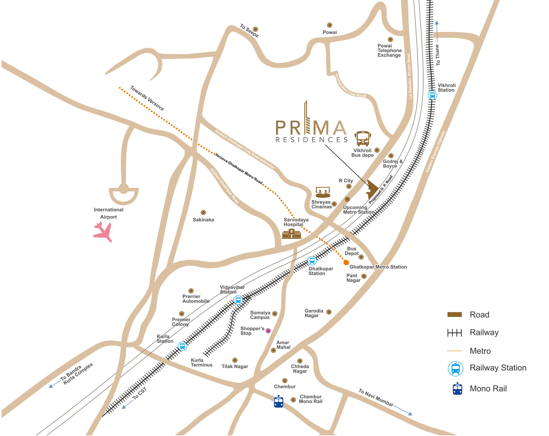 Prima Residences Location