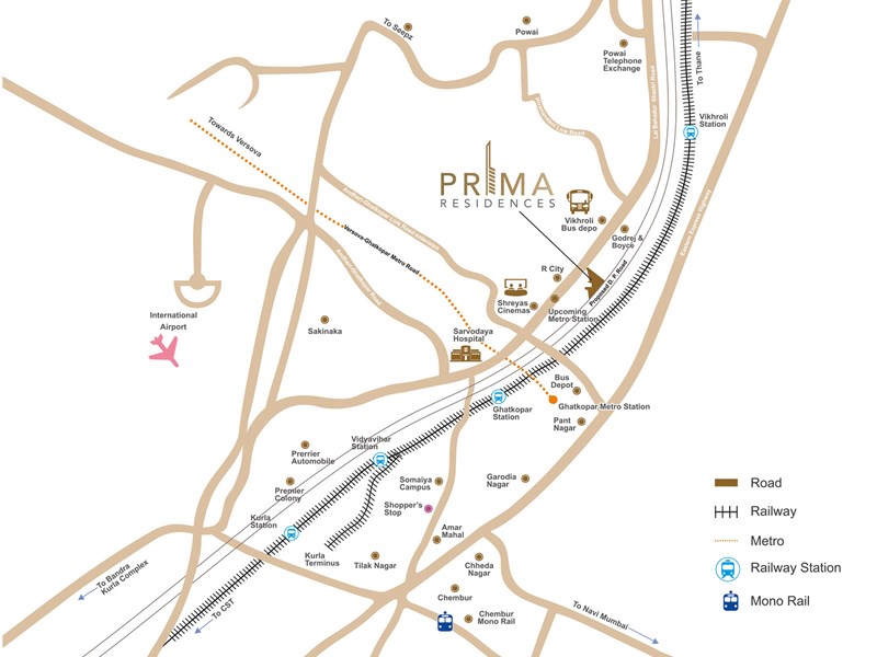 Prima Residences Location