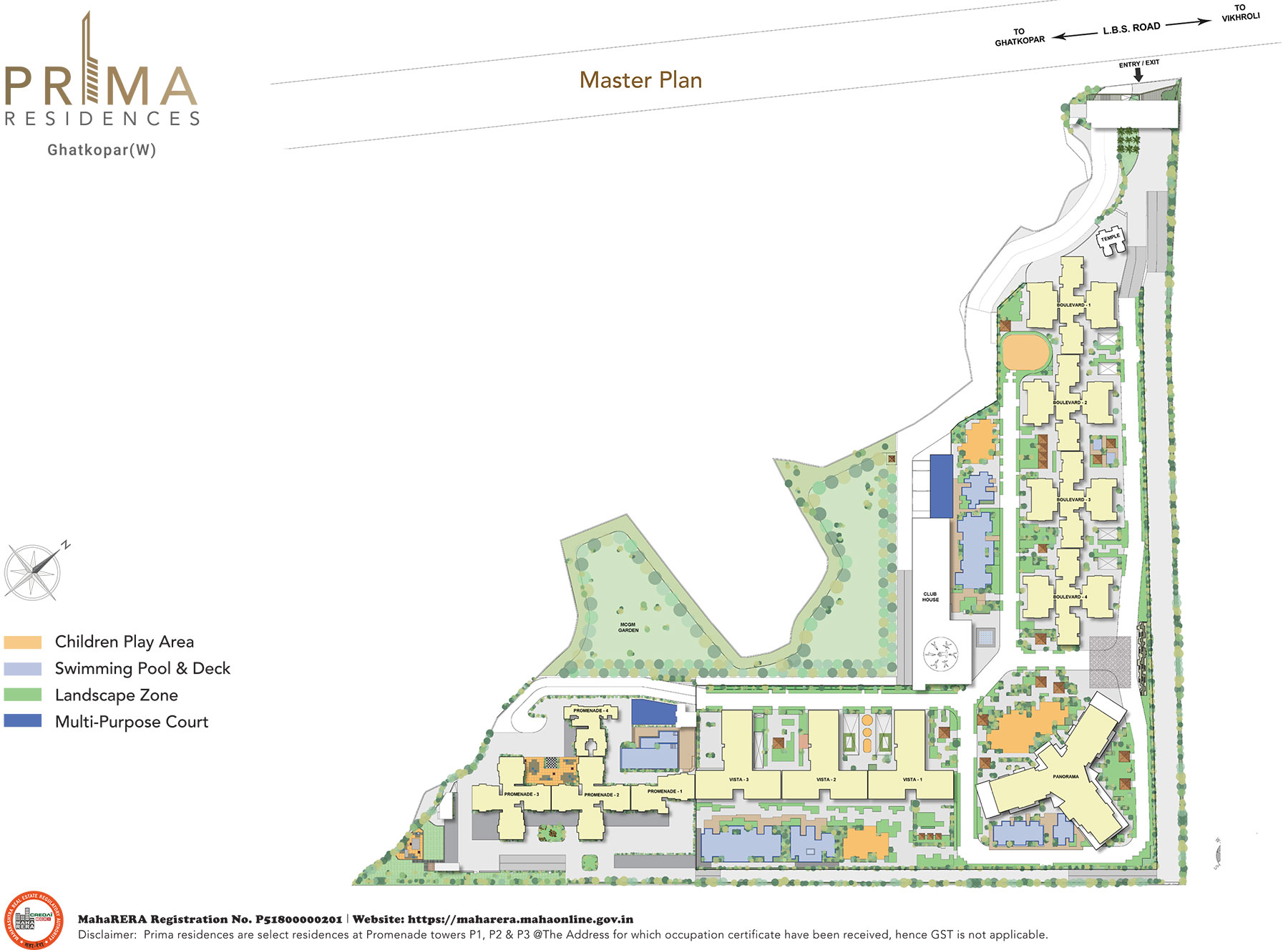 Prima Residences Master Layout