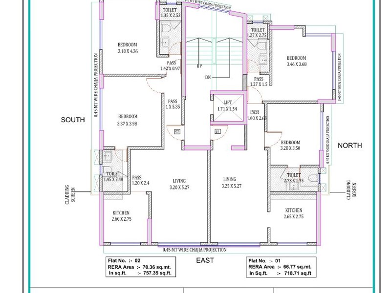 St.Anthony's Apartment Typical Floor Plan